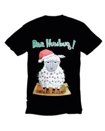 Kerst T-shirt "Baa Humbug" Heren